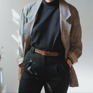 Vintage plaid blazer